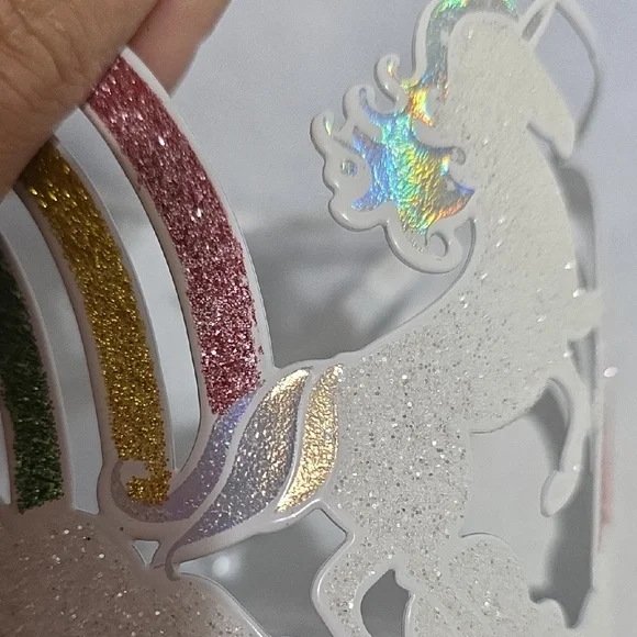 Bath & Body Works Glitter Rainbow Unicorn Candle Holder - Picture 3 of 10